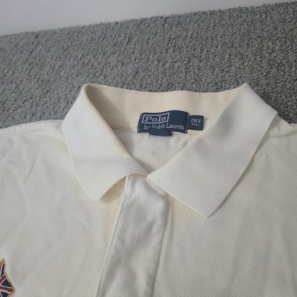 Polo Ralph Lauren Great Britain Track World Championship Big Pony Shirt Men 2XLT - Picture 4 of 10